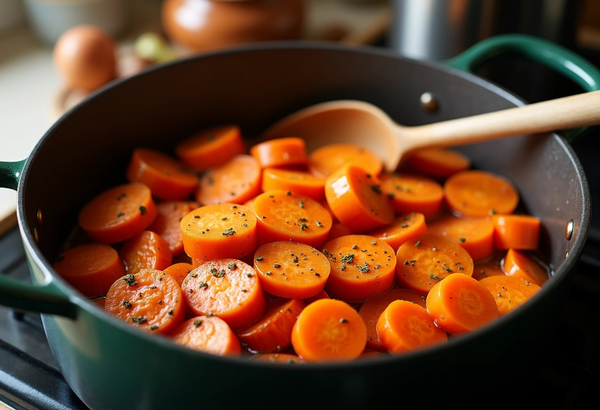 carottes étouffées